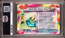 1999 Topps Pokemon Round One Equals Defeat Rainbow Foil PSA 8 - Image 2