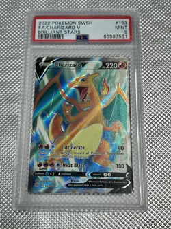 Pokemon Charizard V (Full Art) 153/172 Swsh09: Brilliant Stars Holo - Image 1