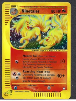 Pokemon Aquapolis H19/H32 Ninetales holo -- near mint - unplayed - Image 3