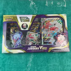 Pokemon TCG Hisuian Zoroark VSTAR Premium Collection Box Sealed - Image 1