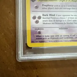 1999 Pokemon Fossil #8 Hypno-holo 1st Edition Graded Psa 6 Ships In A Box - Image 2