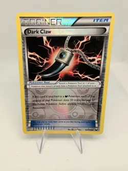 1 x Pokemon Dark Claw - 92/108 - Uncommon - Reverse - Dark Explorers - LP - Image 1