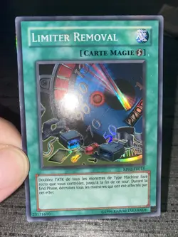 Carte Yu-gi-oh! Limiter Removal RP02-FR015 Super Rare Francais Occasion - Image 3