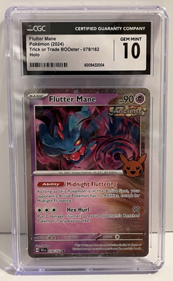 Flutter Mane CGC 10 Trick or Trade 2024 Cosmos Holo Temporal Forces Pokemon Card - Image 1