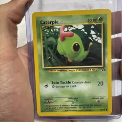 Pokemon Caterpie 53/75 Neo Discovery Regular NM/MT Pokemon Vintage Vtg Card TCG - Image 1