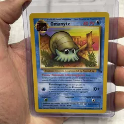 Pokemon Trading Card Game TCG Fossil Italian Omanyte 52/62 Pokemon Common NM/MT - Image 1