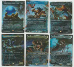 MTG Final Fantasy Garland at the Choas Shrine Foil Scene card lot / Black Mage - Image 1