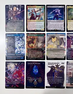 Magic The Gathering Final Fantasy 15 Card Lot. Borderless Cards. NM - Image 2