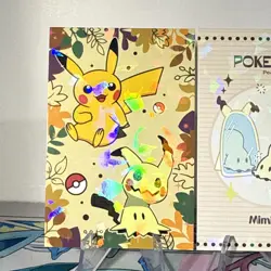 2 Cracked Ice Holo Database Set Pikachu Mimikyu Non-TCG POKEMON CARDS - Image 3