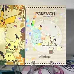 2 Cracked Ice Holo Database Set Pikachu Mimikyu Non-TCG POKEMON CARDS - Image 4