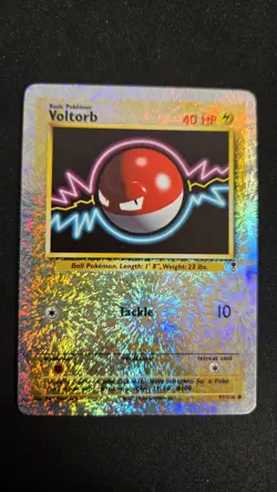 Voltorb 97/110 Legendary Collection 2002 Reverse Holo Nintendo Pokemon Card TCG - Image 1