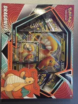 Pokemon Dragonite V Box Trading Card Game Set - Image 1