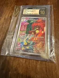 ✨✨ CGC 10 PRISTINE Sawsbuck 074/071 AR Art Rare Cyber Judge sv5M Pokemon Card - Image 1
