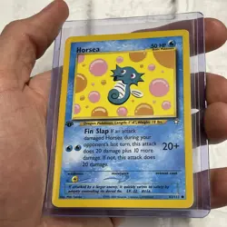 Pokemon Card - Horsea - 62/111 Neo Genesis 1st Edition Vintage Common NM/MT TCG - Image 2