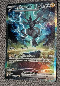 Pokemon TCG Zekrom EX Card 166/86 Sir Black Bolt Scarlet and Violet 🔥🔥 - Image 1