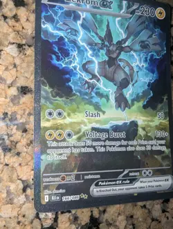 Pokemon TCG Zekrom EX Card 166/86 Sir Black Bolt Scarlet and Violet 🔥🔥 - Image 2
