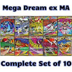 Mega Dream ex MA Full Complete 10 Card Set Japanese Pokemon Card 223/193-232/193 - Image 1