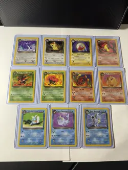 Pokemon Team Rocket Dark Card Lot Blastoise Vaporeon Flareon Dragonair Vileplume - Image 2
