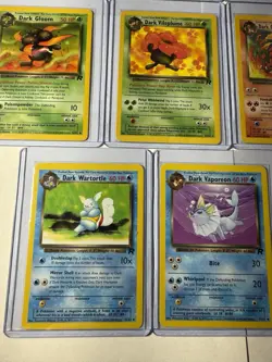 Pokemon Team Rocket Dark Card Lot Blastoise Vaporeon Flareon Dragonair Vileplume - Image 5