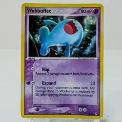 Wobbuffet 16/17 Common POP Series 4 Holo Pokemon Card HP - Image 1