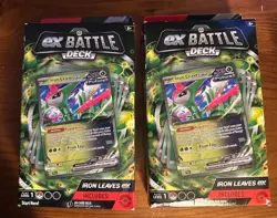 POKEMON TCG IRON LEAVES EX BATTLE DECK FACTORY SEALED 60 cards 🔥🔥🔥 - Image 1