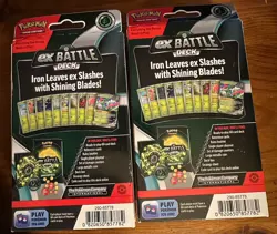 POKEMON TCG IRON LEAVES EX BATTLE DECK FACTORY SEALED 60 cards 🔥🔥🔥 - Image 2