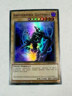 Yugioh Anotherverse Gluttonia YCSW-EN014 Super Rare Prize Card Promo NM #8 - Image 1