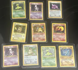 Vintage Holo Rare Pokemon Card Lot WOTC - Charizard, Flareon, Mewtwo All Holo - Image 1