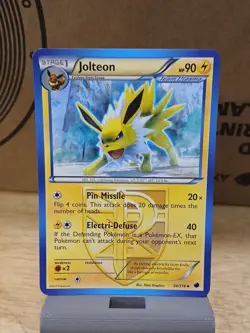 Pokemon Card Jolteon Plasma Freeze Uncommon 34/116 Near Mint - Image 1
