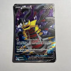 Pokemon TCG Giratina v 185/196 Lost Origin 2022 Full Art Holo Rare Card - NM - Image 1