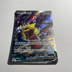 Pokemon TCG Giratina v 185/196 Lost Origin 2022 Full Art Holo Rare Card - NM - Image 5