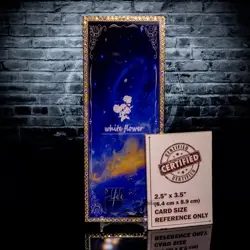 Uta (Mech) One Piece Red Metal Framed Card #31/100 Jewel Encrusted Gold Plated - Image 3