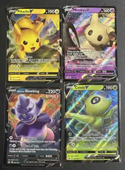 Pokemon TCG Sword And Shield Mixed V Lot 21 Total Cards NM Condition (G) - Image 2