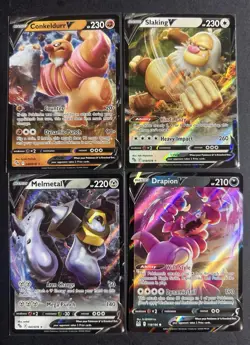 Pokemon TCG Sword And Shield Mixed V Lot 21 Total Cards NM Condition (G) - Image 4