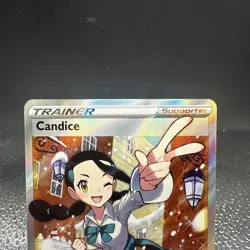 Candice 189/195 Silver Tempest Full Art Trainer Holo Rare Pokemon TCG Card - Image 3