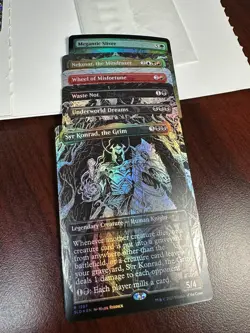 MTG Death is Temporary, Metal is Forever Secret Lair FOIL opened w envelope - Image 1