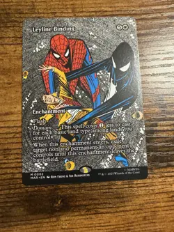 MTG Magic The Gather Spider-Man Eternal-Legal Mythic Borderless Leyline Binding - Image 1