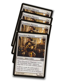 4x PLAYSET Stonehorn Dignitary Core Set 2012 (M12) Regular Near Mint x4 - Image 1