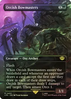 Orcish Bowmasters (Borderless) Foil #0433 Universes Beyond: Lord of the Rings - Image 1