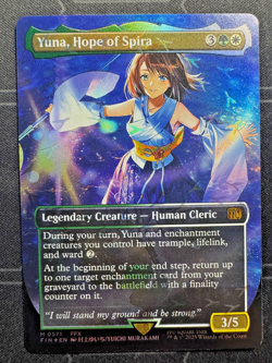 Yuna, Hope of Spira (Borderless) (Chocobo Track Foil) Final Fantasy Foil mint - Image 1