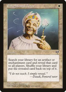Enlightened Tutor [Mirage] Magic MTG - Image 1
