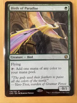 MTG x1 Birds of Paradise Conspiracy: Take the Crown Regular Moderate Play - Image 1