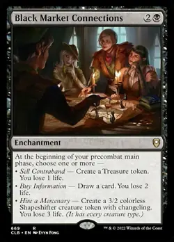[1x] Black Market Connections Near Mint, English Commander Legends: Battle For B - Image 1