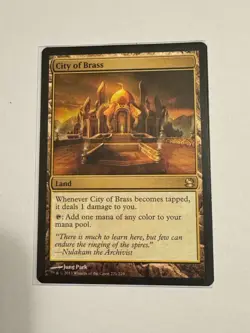 MTG City of Brass - Modern Masters - NM - Image 1