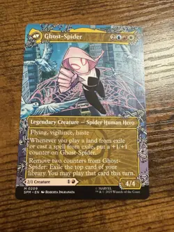 MTG Magic The Gather Spider-Man Mythic Borderless Scene Gwen Stacy Ghost-Spider! - Image 2