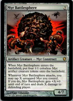 Myr Battlesphere Commander 2013 MTG NM - Image 1