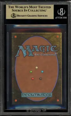 Magic MTG Traveling Chocobo FF Neon Black Ink JPN Foil #0551 Damaged Slab BGS 10 - Image 2
