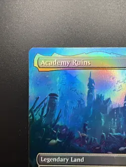 Academy Ruins (Borderless) #369 (Foil) Double Masters MTG (One) - Image 2