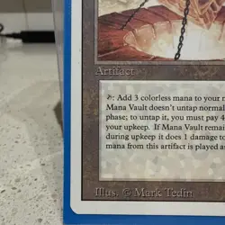 Mana Vault Artifact Revised Edition MTG Card, Regular, Never Played - Image 5