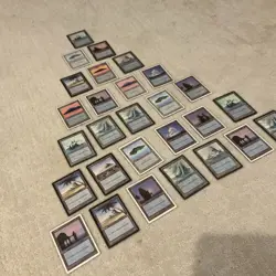 1990’s Magic The Gathering Island Land Cards Vintage Collection - Image 5